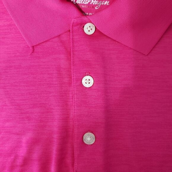 Walter Hagen Essentials Men's Pink Golf Shirt ⛳ - Picture 10 of 10